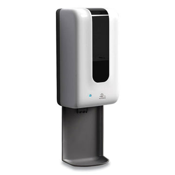 GN1 Automatic Hand Sanitizer Dispenser With Tray, 1,200 Ml, 5.9 X 3.8 X 17.9, White-gray freeshipping - TVN Wholesale